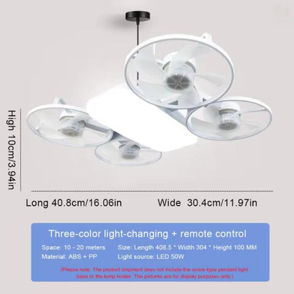 Ceiling Fan with Light and Remote, Four Blade Ceiling Fan for Bedroom – image 12