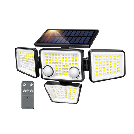 Outdoor Solar Lights, Motion Sensor Flood Lights with Adjustable Heads