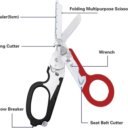 Foldable Trauma Shears with Holster, EMT Shears – image 10