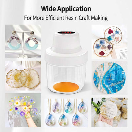 Resin Vacuum Chamber, Epoxy Resin Bubble Remover with Digital Timer – image 9