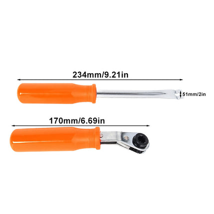 Slack Adjuster Tool Set, Ratcheting Wrench and Release Tool for Truck and Trailer Brakes – image 14