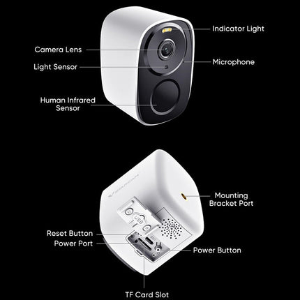 Wireless Security Camera Outdoor, Home Security Camera 2K with Night Vision, Battery Powered Surveillance Camera – image 12