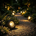 Solar Lights for Pathway, Rock Look Outdoor Solar Lights, Stone Solar Garden Lights, Spotlights Outdoor for Yard, Lawn