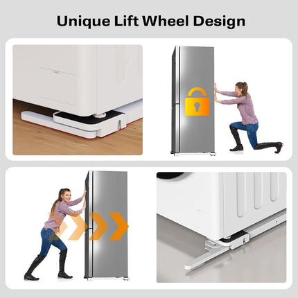 Washer Dryer Stand with Wheels – image 13