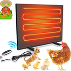 Chicken Coop Heater 150W, Chicken House Heater with Remote, Wall Mount Heater for Dog House and Rabbit Hutch