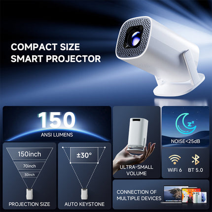 Portable Projector with WiFi 6 and Bluetooth, Movie Projector for Bedroom – image 15