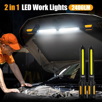 Magnetic Work Light Bar, Rechargeable Under Hood Work Light with Motion Sensor – image 4