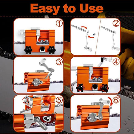 Chainsaw Sharpener, Chain Sharpener for Electric Drill and Woodworking – image 8