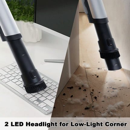 Cordless Vacuum Cleaner with Brushless Motor and LED Light