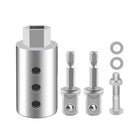 Trailer Jack Drill Socket Adapter, Stainless Steel Trailer Jack Drill Adapter 1/2 Inch Drive, Trailer Accessories