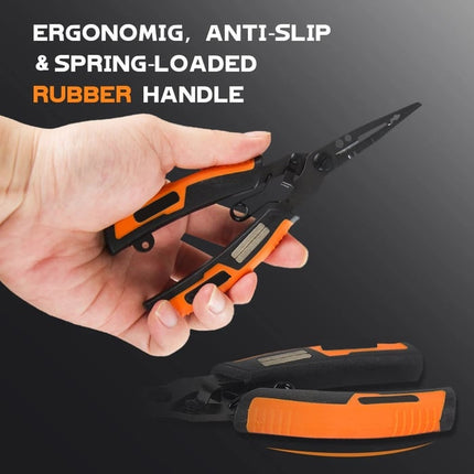 Fishing Pliers Stainless Steel with Lanyard, Fishing Gear for Saltwater – image 5