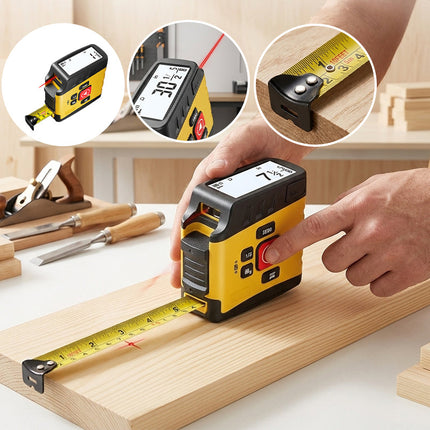 Digital Laser Tape Measure Tool, Digital Measuring Tape for Construction – image 7