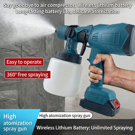 Cordless Paint Sprayer, Electric Paint Gun