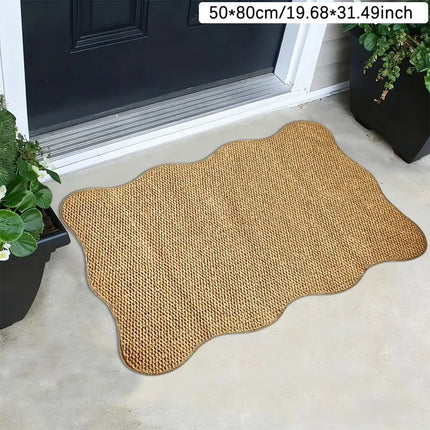 Kitchen Runner Rug, Wavy Sisal Look Hallway Runner – image 11
