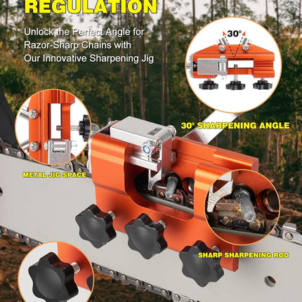 Chainsaw Sharpener, Chain Sharpener for Electric Drill and Woodworking – image 4