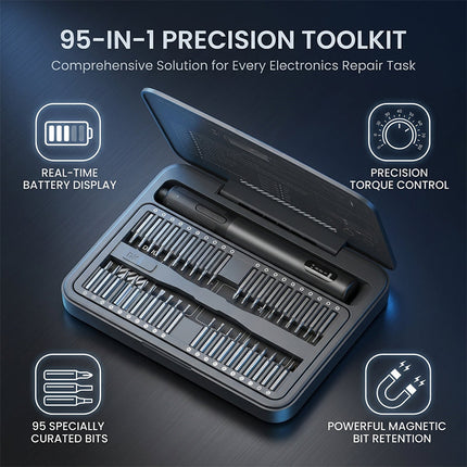 Mini Electric Screwdriver Set, Watch Repair Kit – image 9