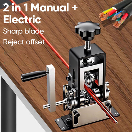 Wire Stripping Machine with Hand Crank, Manual Wire Stripper for Drill – image 10
