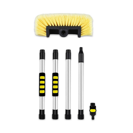 Long Handle Car Wash Brush with Hose Attachment