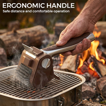 Electric Grill Cleaning Brush, Cordless Bristle Free Grill Brush with LED Light – image 10