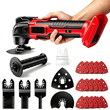 Cordless Oscillating Multi Tool, 6 Speed Oscillating Saw with LED Light – image 6