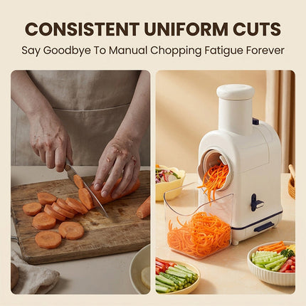 Electric Vegetable Slicer 3 in 1, Veggie Slicer