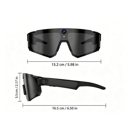 Bluetooth Camera Glasses with Voice Assistant