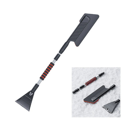 Car Snow Brush with Ice Scraper, Extendable Snow Broom, Foam Snow Brush 3 in 1, Telescoping Car Ice Scraper