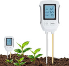 Soil Moisture Meter 3 in 1, Soil pH Meter, Soil Thermometer with Backlit LCD, Plant Moisture Meter for Garden