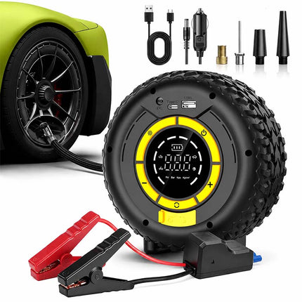 Portable Air Compressor for Car Tires, Portable Tire Inflator with Gauge