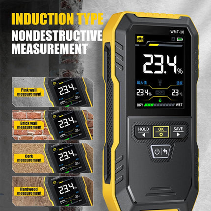 Wood Moisture Meter Pinless, Rechargeable Moisture Meter for Walls and Firewood – image 20