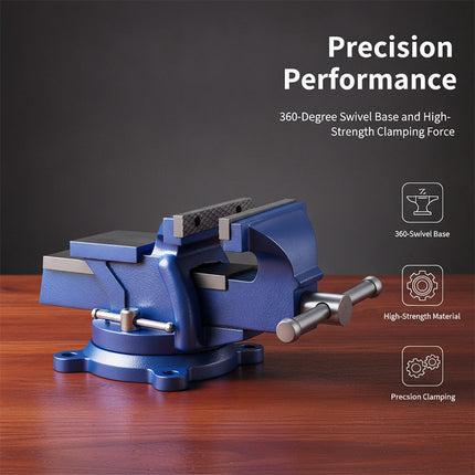 Heavy Duty Bench Vise with Anvil, Bench Vice