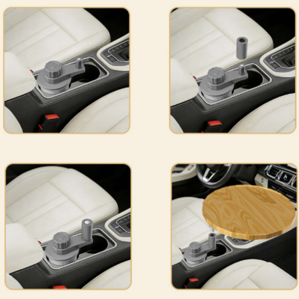 Car Food Tray, Cup Holder Table for Drinks