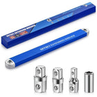 Offset Extension Wrench 3/8 Inch with 3 Socket Adapters, Socket Extension for Tight Space, Mechanic Tools for Car Repair