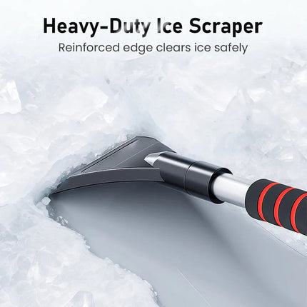 Car Snow Brush with Ice Scraper, Foam Snow Brush 3 in 1
