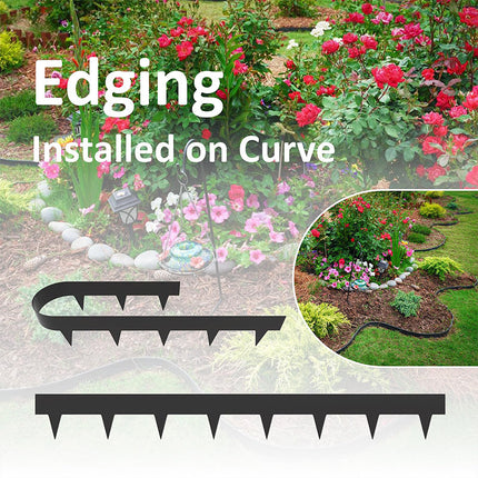 Metal Landscape Edging, Lawn Edging for Flower Bed Border and Garden Path – image 11