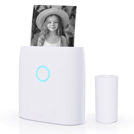 Mini Sticker Printer, Portable Thermal Printer with Bluetooth