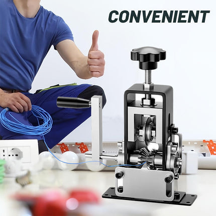 Wire Stripping Machine with Hand Crank, Manual Wire Stripper for Drill – image 4