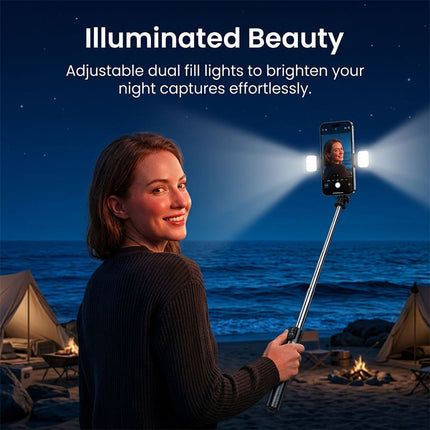 Selfie Stick Tripod with Wireless Remote, Tall Aluminum Phone Stand for Filming – image 7