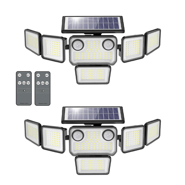 Outdoor Solar Lights, Motion Sensor Flood Lights with Adjustable Heads, Motion Activated Light, Solar Outdoor Lighting for Yard_01