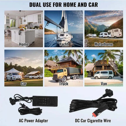 Car Fridge Freezer, 12V Portable Fridge with Digital Control – image 4