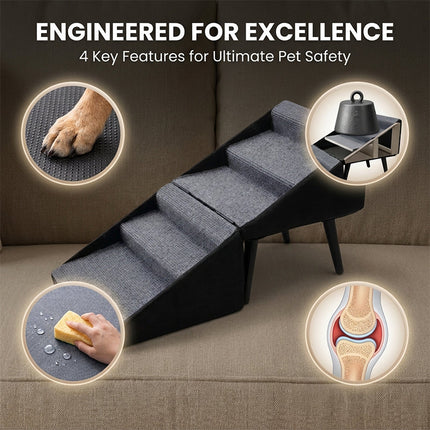 Dog Bed Stairs, Dog Stairs for Small Dogs and Cats – image 8