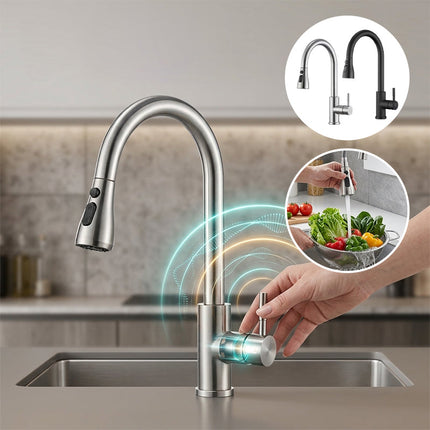 Kitchen Faucet with Sprayer, Pull Down Kitchen Faucet – image 10