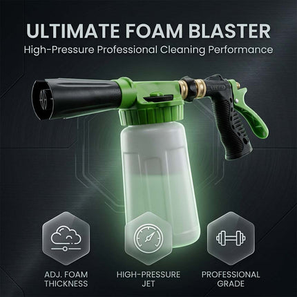 Car Wash Foam Sprayer, Foam Cannon for Hose with Adjustable Ratio Dial