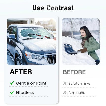 Car Snow Brush with Ice Scraper, Foam Snow Brush 3 in 1 – image 5