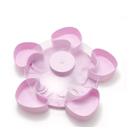 Lazy Susan Fruit Tray with Lid, Serving Platter – image 9