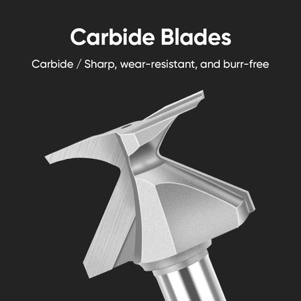 Router Bits for Woodworking, Woodworking Cutter with 1/2 or 1/4 Inch Shank – image 5