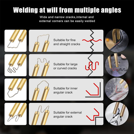 Plastic Welder Kit with Stainless Steel Staples, Car Bumper Repair Kit