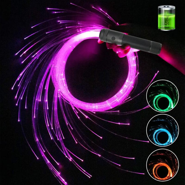 Fiber Optic Whip Lights, LED Whip with 36 Modes and 360 Swivel