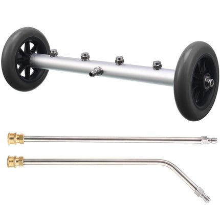 Undercarriage Pressure Washer Attachment with Wands, Power Washer Accessories – image 6