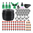Drip Irrigation System, Drip Irrigation Kit with 164 ft Tubing, Garden Watering System, Patio Misting System